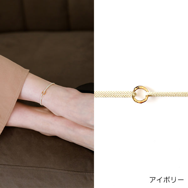 K10×コードアンクレット  -さりげなく、素敵に-