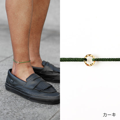 K10×コードアンクレット  -さりげなく、素敵に-