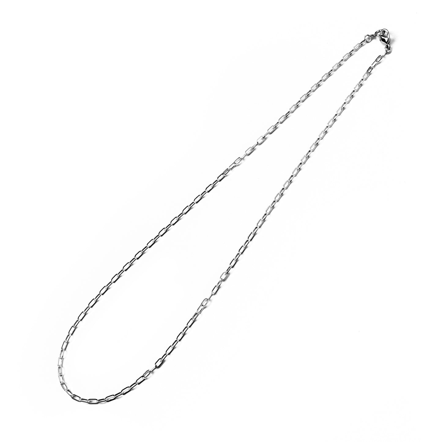 Silver 950 Paperclip Chain Necklace