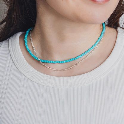 Silver 950 Curb Chain Necklace